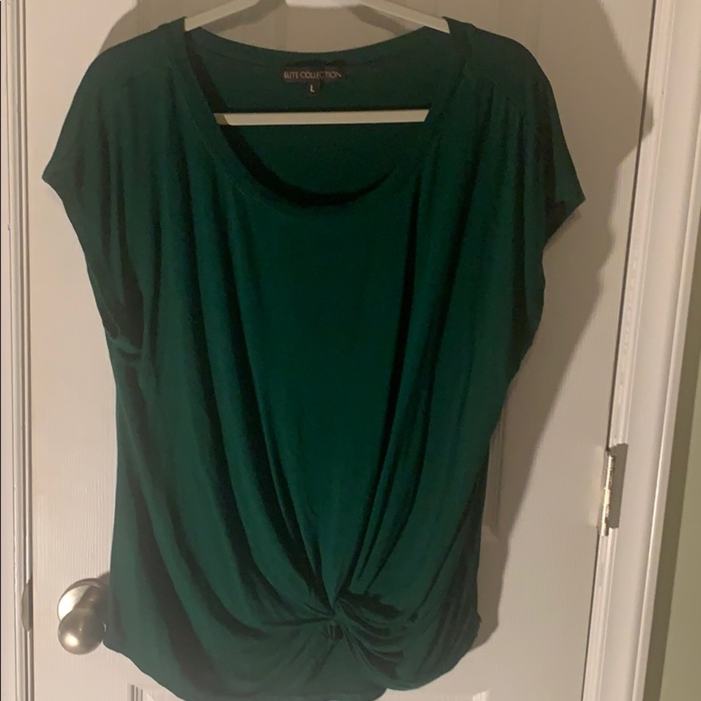 Dark green blouse